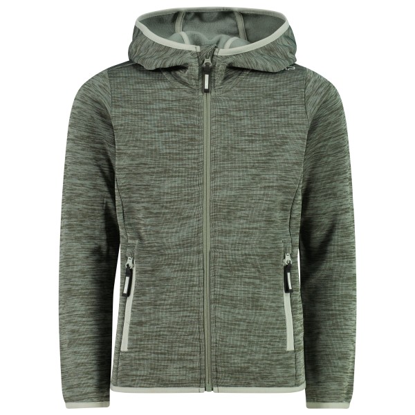 CMP - Girl's Jacquard Knitted Jacket Fix Hood - Veste polaire