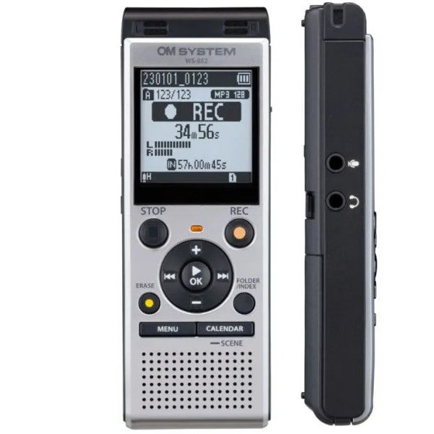 OM System WS-882 stereo voice recorder