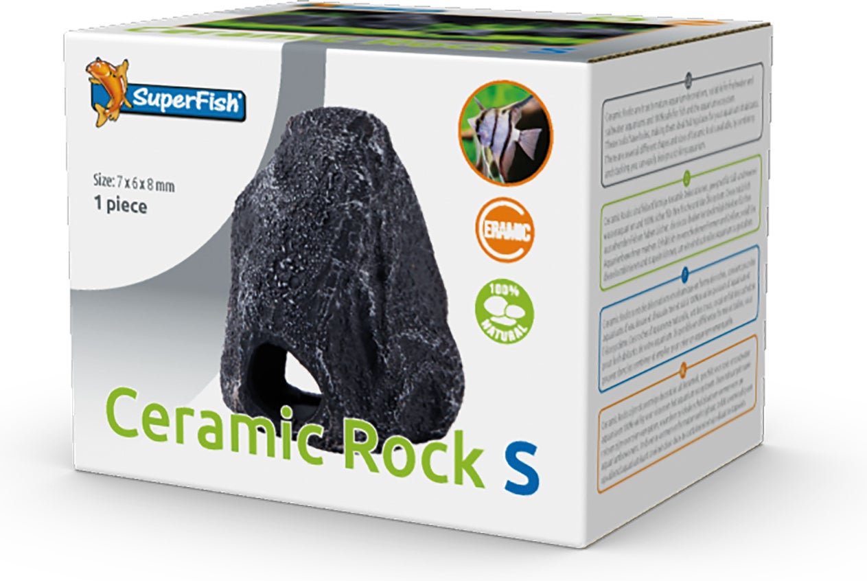 SuperFish aquarium decoratie rots grijs 9 x 8,9 x 11,1 cm