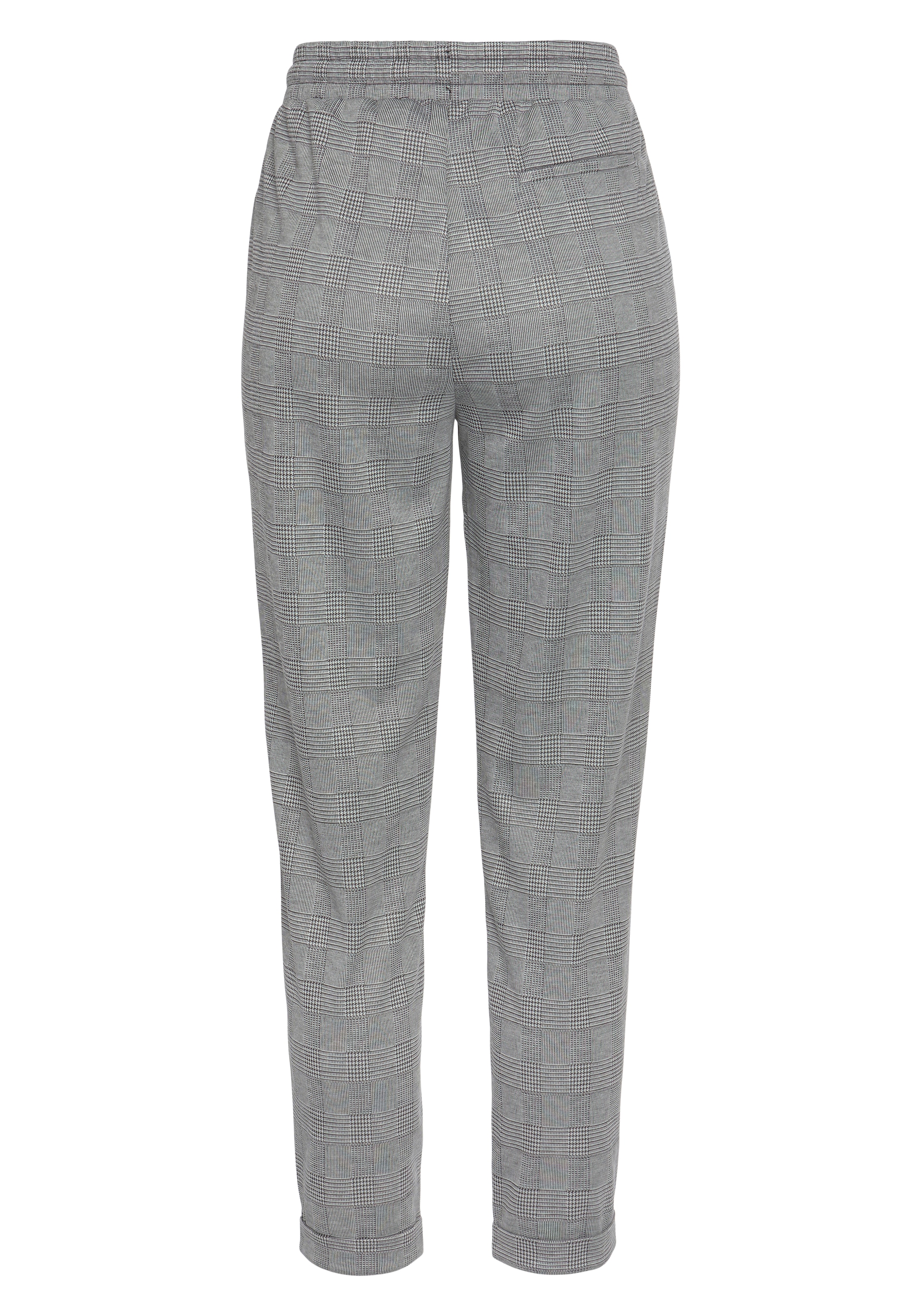 Vivance Jogger Pants  mit Karomuster und seitlichen Taschen, Karohose