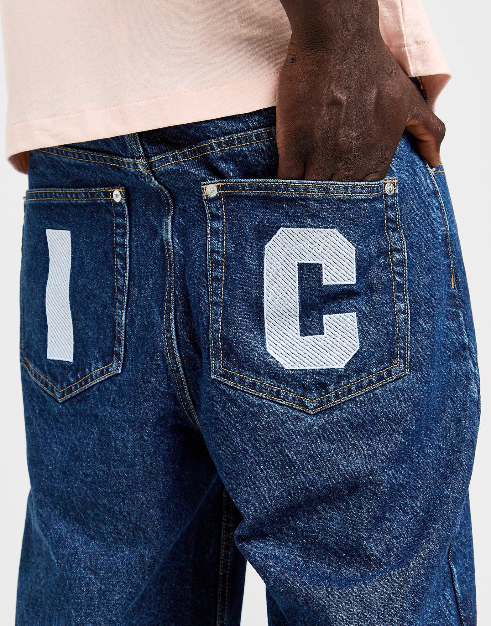 ICECREAM Short Denim Running Dog Homme
