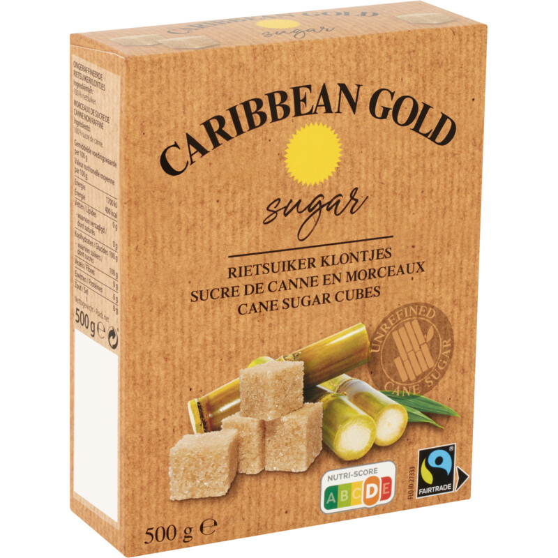 Caribbean Gold Rietsuikerklontjes