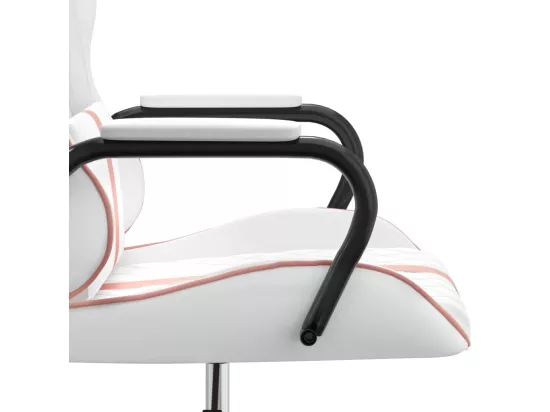 Chaise de jeu Blanc et rose Similicuir