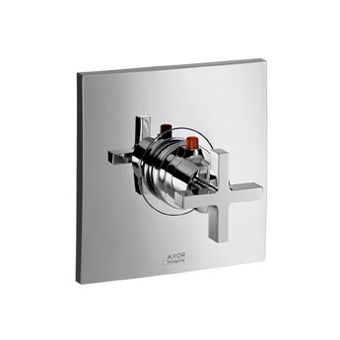 Hansgrohe AXOR Citterio afbouwdeel voor inbouw thermostaat Highflow m. kruisgreep voor Raindance Royal chroom
