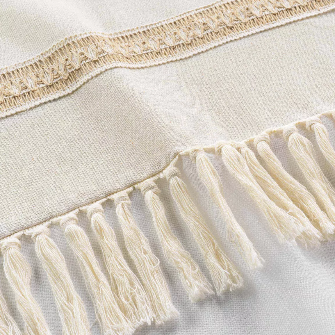 Voilage coton (140 x 240 cm) Janara Beige