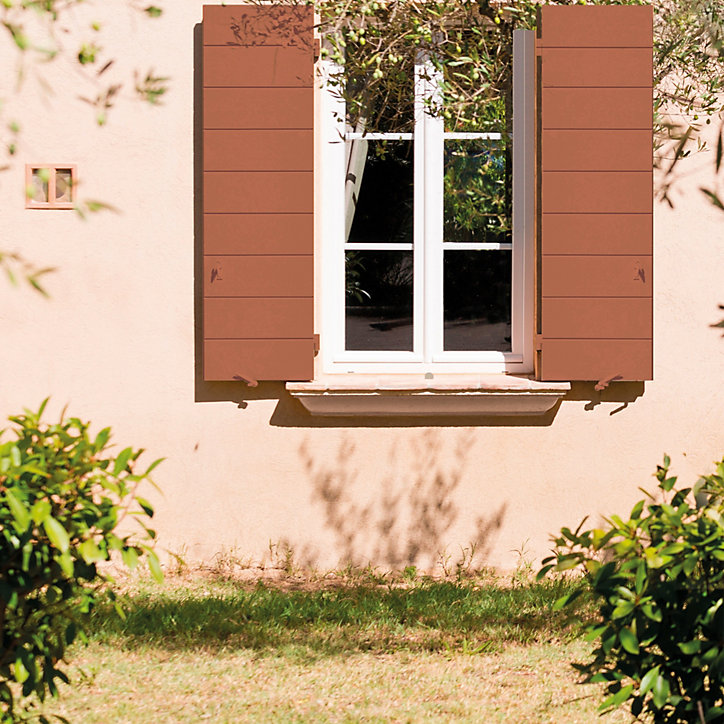 Peinture extérieure Ecran+ bois Dulux Valentine satin terre cuite 500 ml