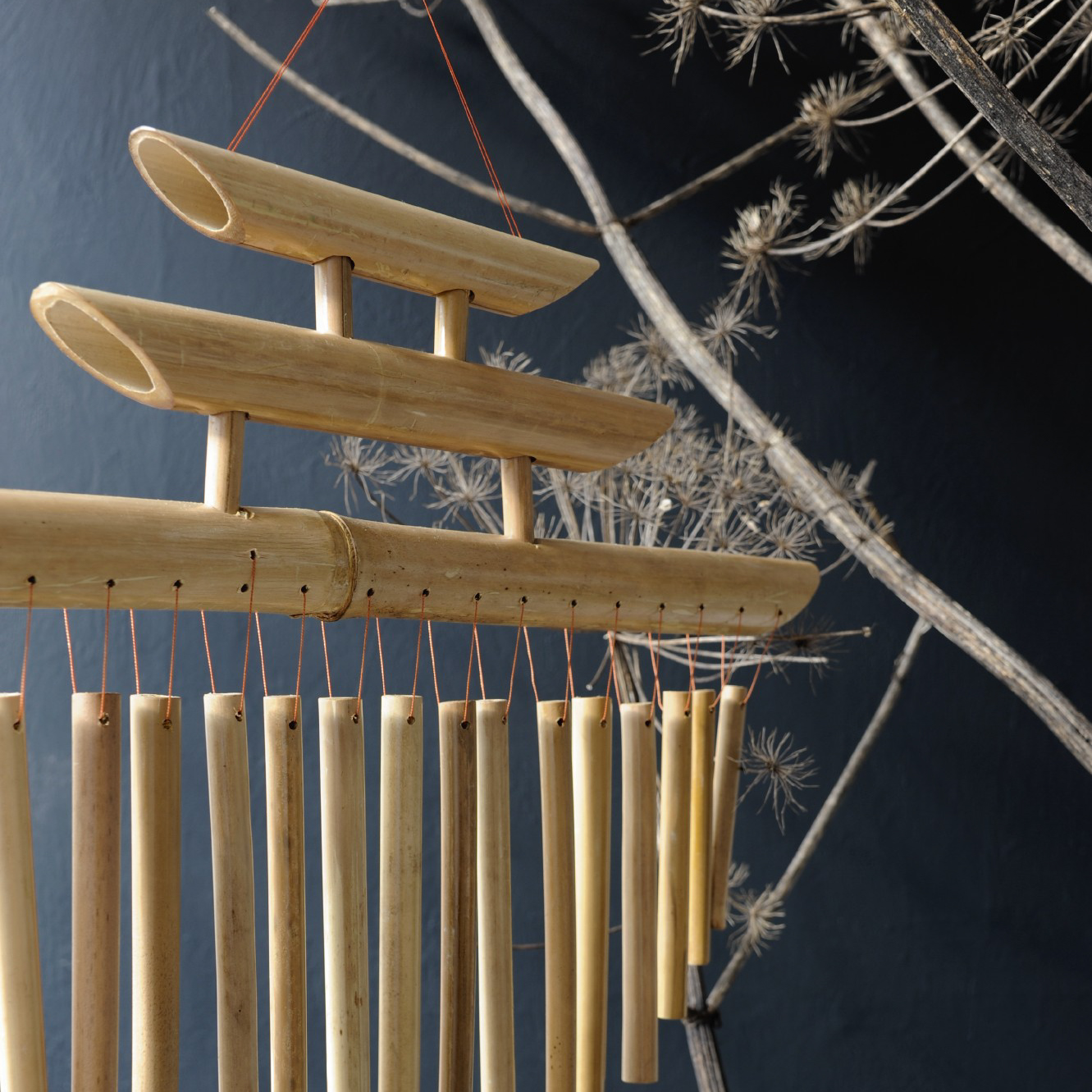 Windspiel 'Pagode', aus Bambus, natur, B 55 cm günstig bestellen