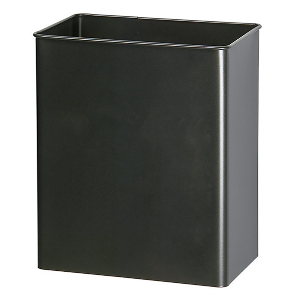 Corbeille pivotante rectangulaire murale Rossignol 27 L gris manganèse