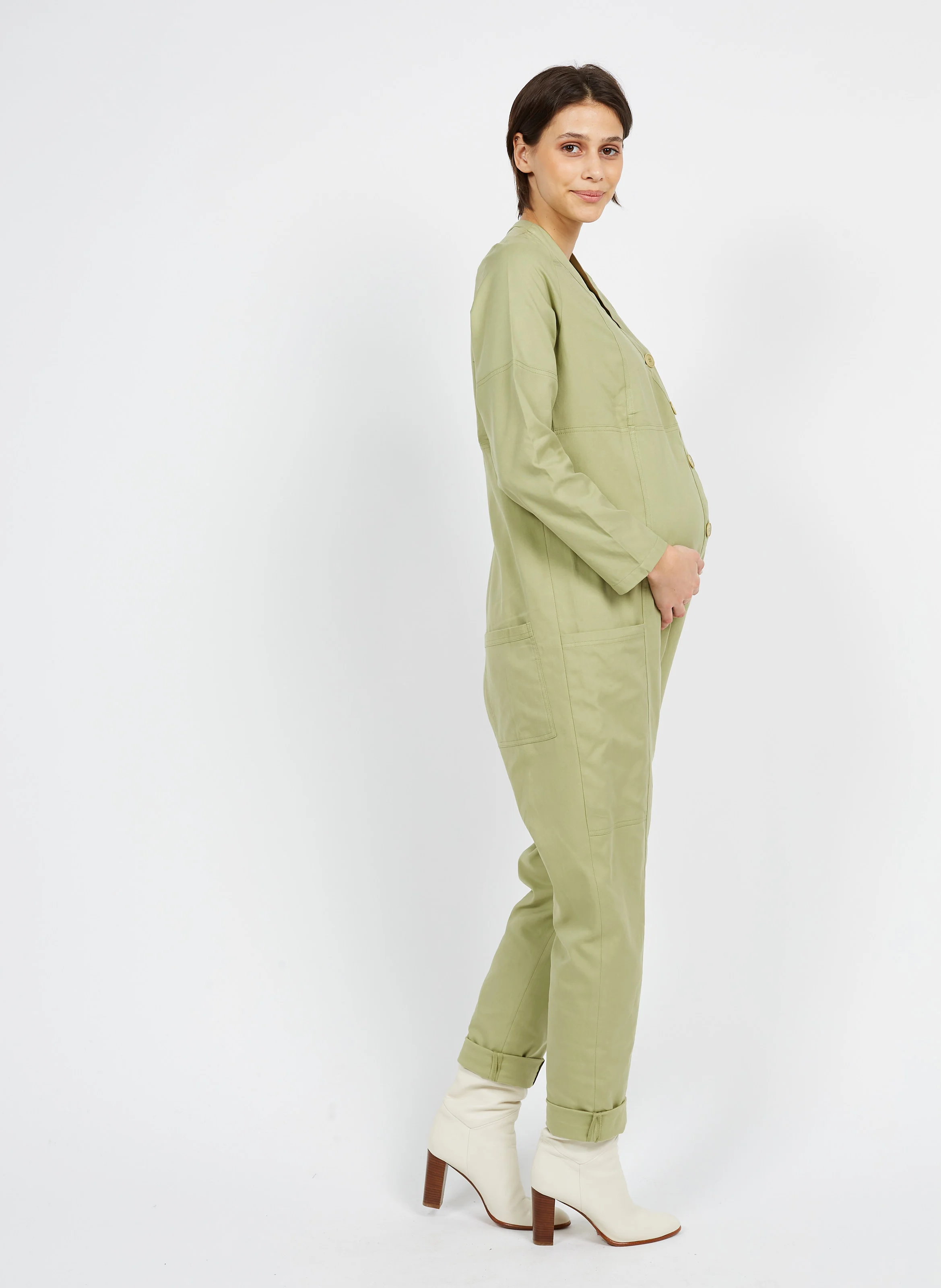 COMBINAISON GROSSESSE - Combinaison de grossesse| Vert