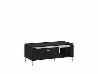 Couchtisch NORICA 110,4x46 cm schwarz matt