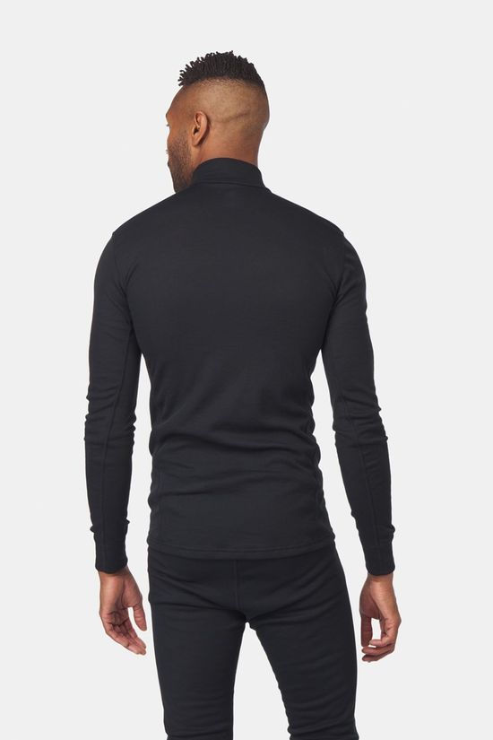 Odlo Odlo Bl Top Turtle Neck L/S Half Zip Active Warm Eco