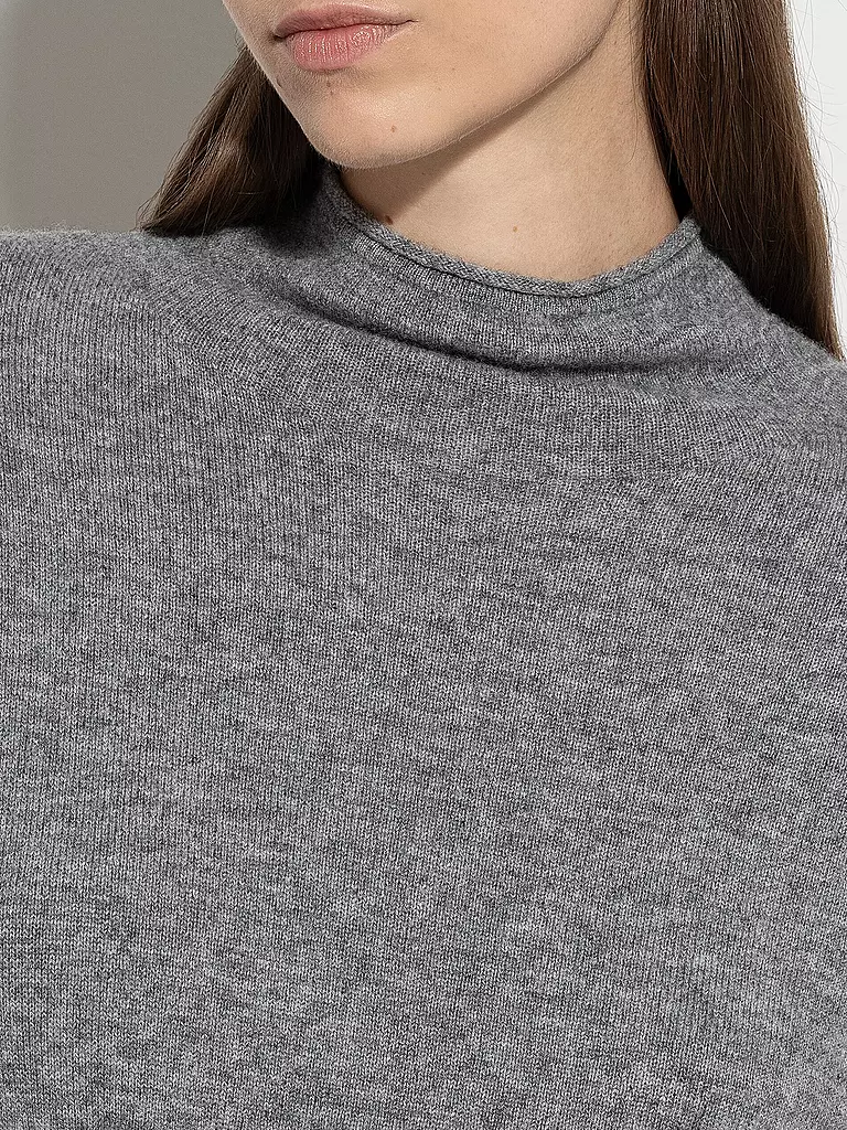 LUISA CERANO Rollkragenpullover grau