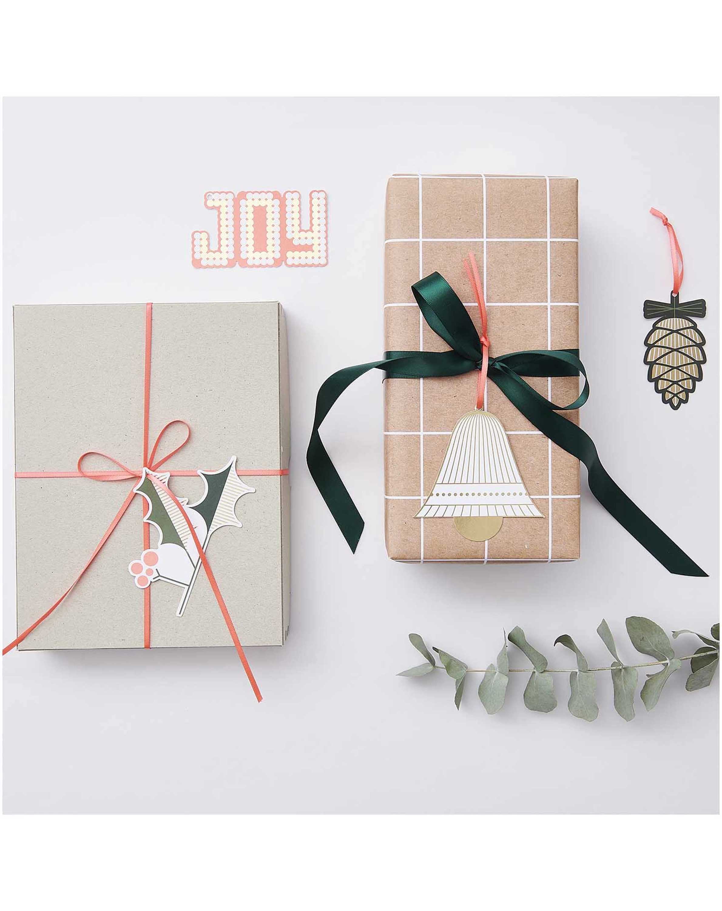Geschenkanhänger I LOVE CHRISTMAS - JOY 8er