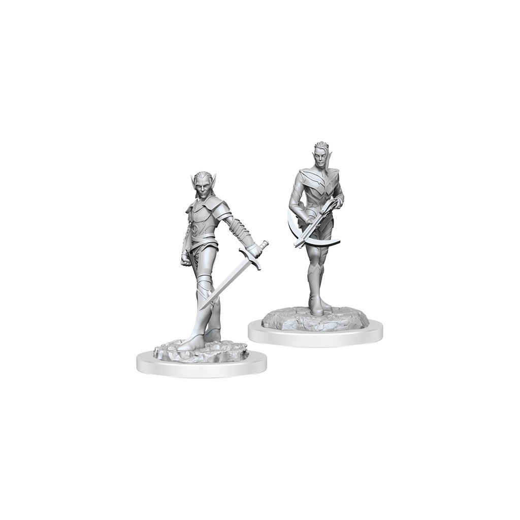 D&D Nolzur's Marvelous Unpainted Miniatures: Drow Fighters