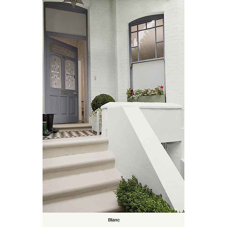 Peinture extérieure façade monocouche microporeuse Valbalith Dulux Valentine mat blanc 12L