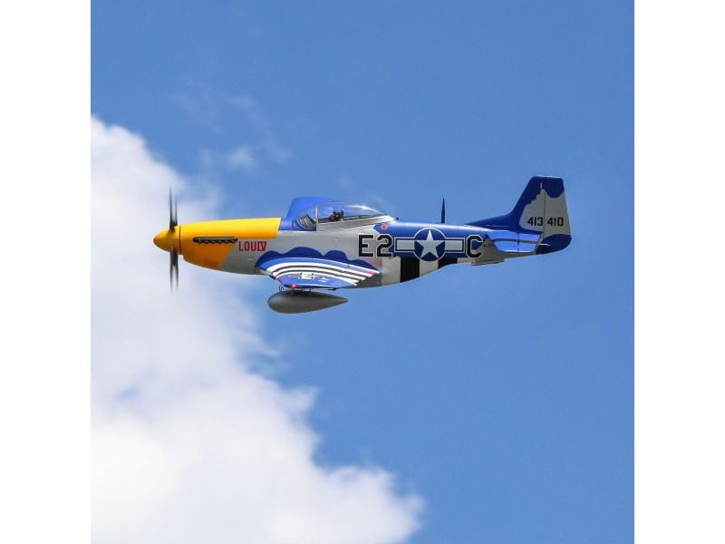 E-flite Flugzeug P-51D Mustang 1500 mm BNF Basic Warbird