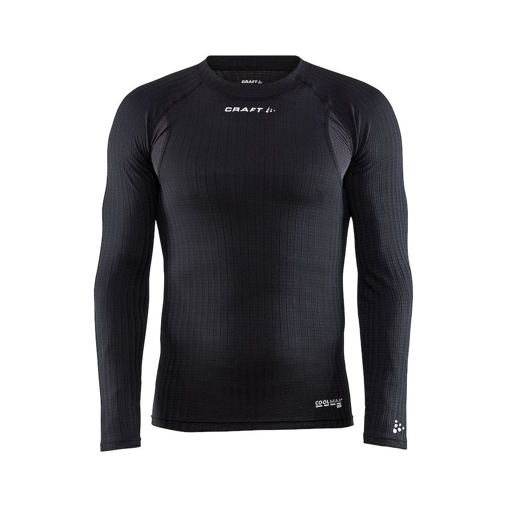 craft active extreme x crewneck baselayer langaermet traenings t shirt herre 72 1909679 black