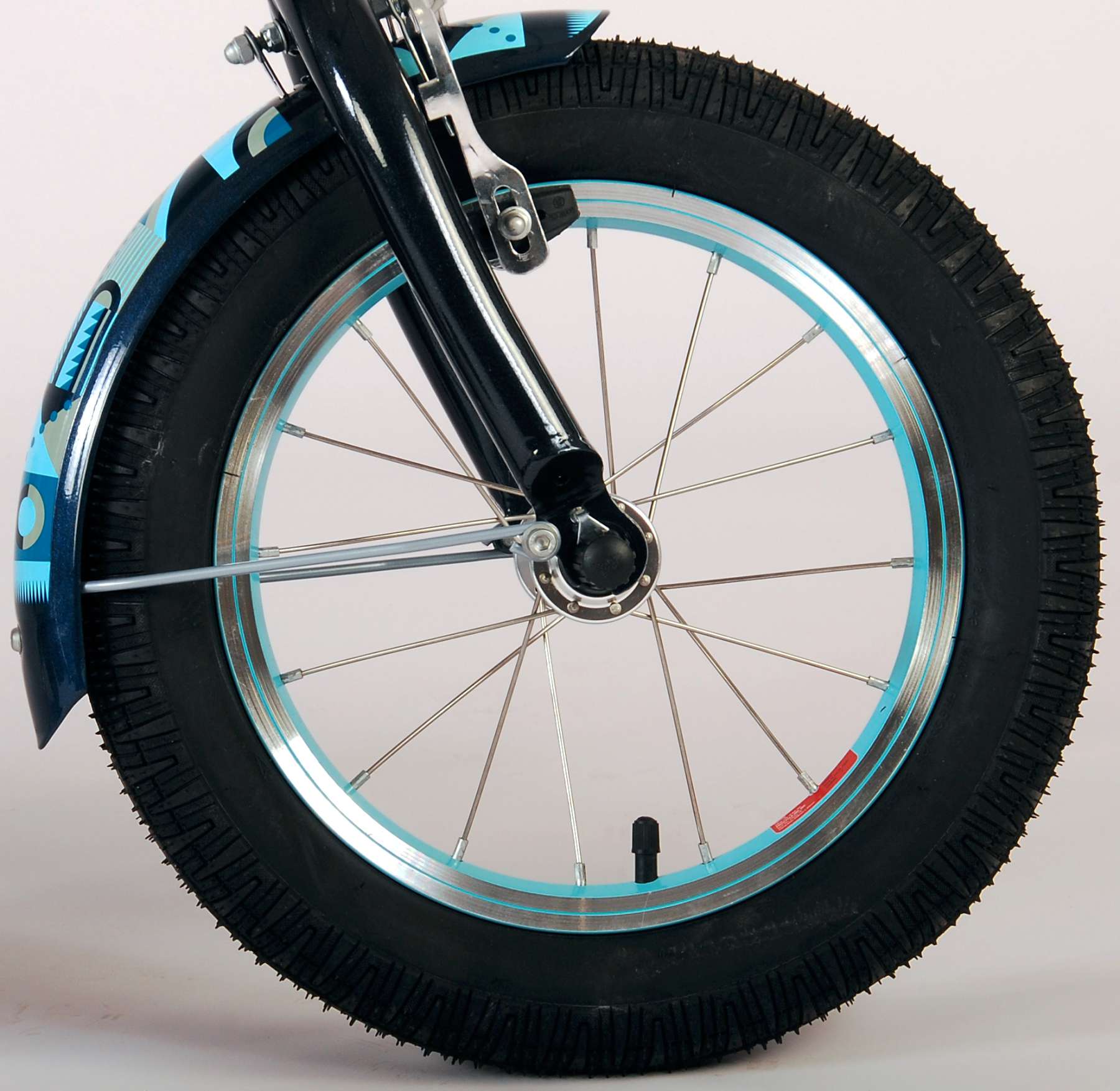 TPFSports Miracle Cruiser Kinderfahrrad - Jungen - 14 Zoll - Rücktritt + Handbremse - Mattschwarz