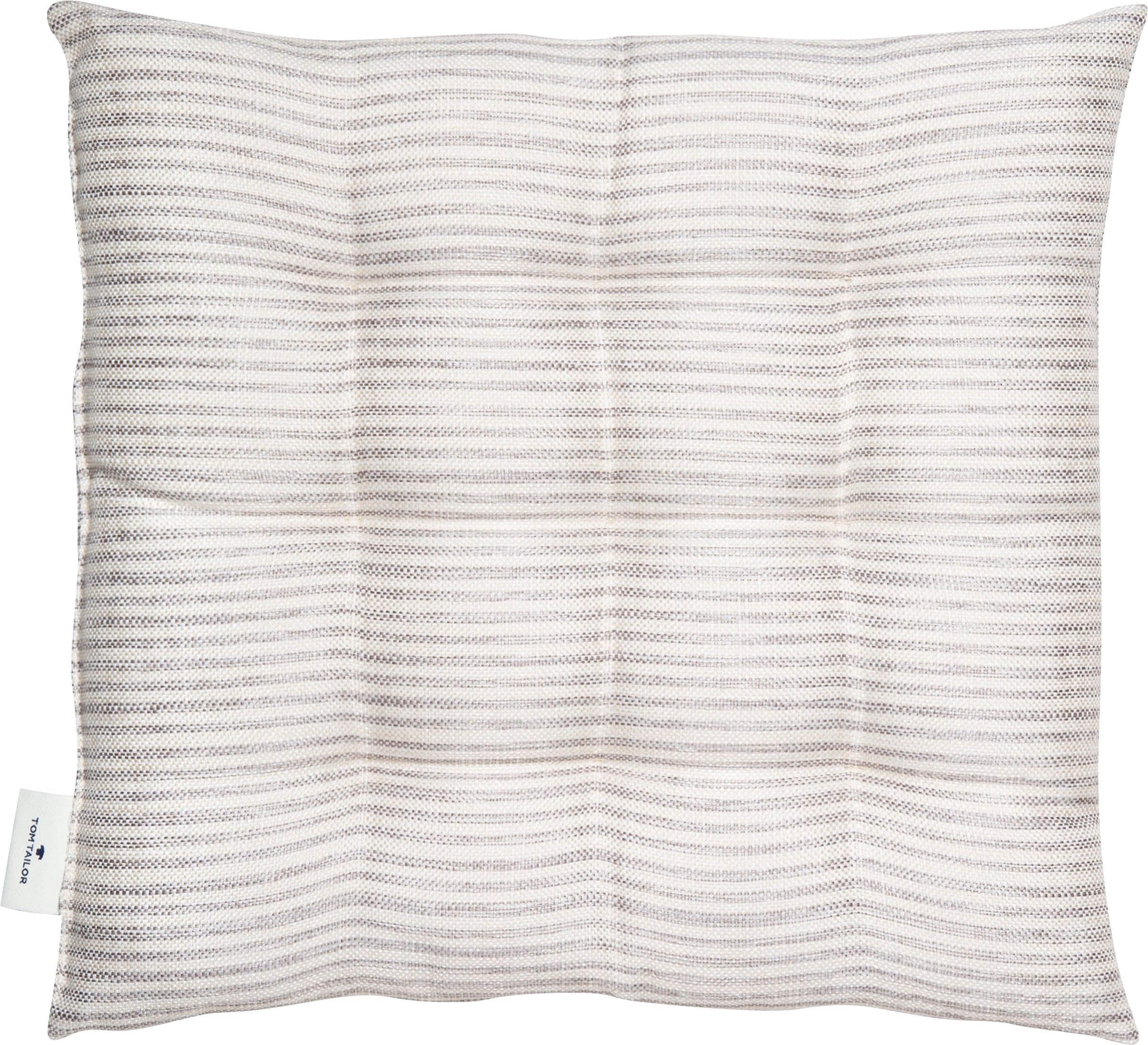 TOM TAILOR HOME Stuhlkissen »Fresh Stripe« mit modernem Nadelstreifendessin