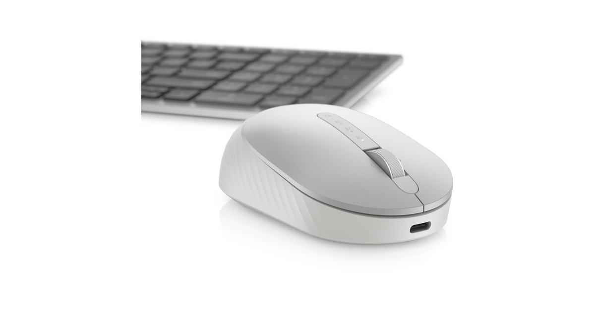 DellPro Premium compacte muis - MS7421W  (Zilver/wit, 1000 - 4000 DPI)