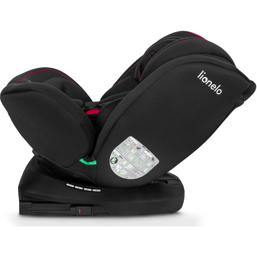 lionelo Kindersitz Bastiaan i-Size Black Red