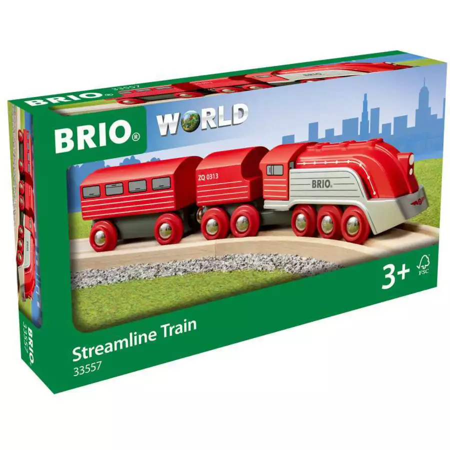 Brio Highspeed-Dampfzug bunt