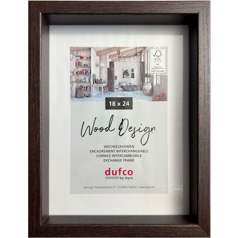 Dufco Bilderrahmen Fuji, 18 x 24 cm, braun
