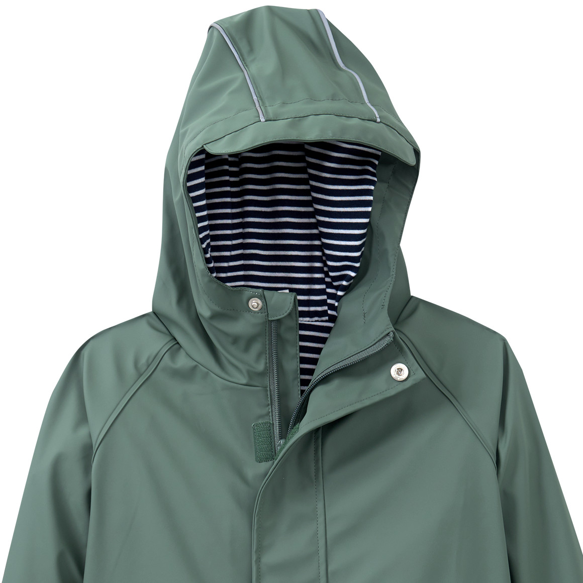 Yigga Kinder Regenjacke mit Beschichtung dunkelgrün