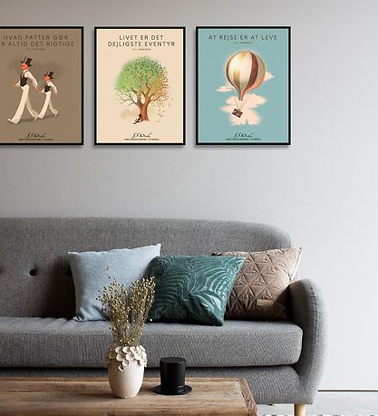 H.C. Andersen Poster - 40x50 cm - Hvad Fatter Gør