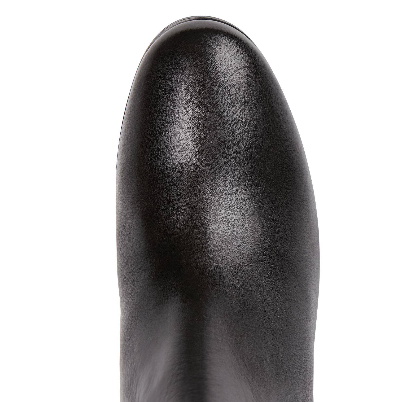 ALDERIC - Bottines à talon en cuir lisse | Noir