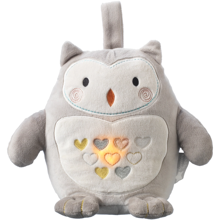 Tommee Tippee Einschlaf- und Durchschlafhilfe Grofriend wiederaufladbar, Ollie Eule inkl. Einschlafhilfe Mini-Grofriend Ollie Eule