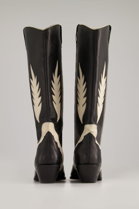 Cowboy-Stiefel, echtes Leder, Western-Look