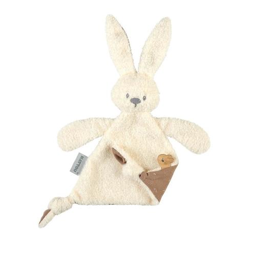 Doudou Lapidou Teddy triangle Glow avec motif imprimé vanille - NATTOU