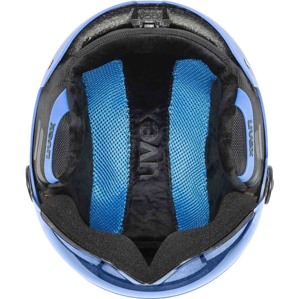 Casque de ski UVEX ROCKET JR VISOR BLUE MAT