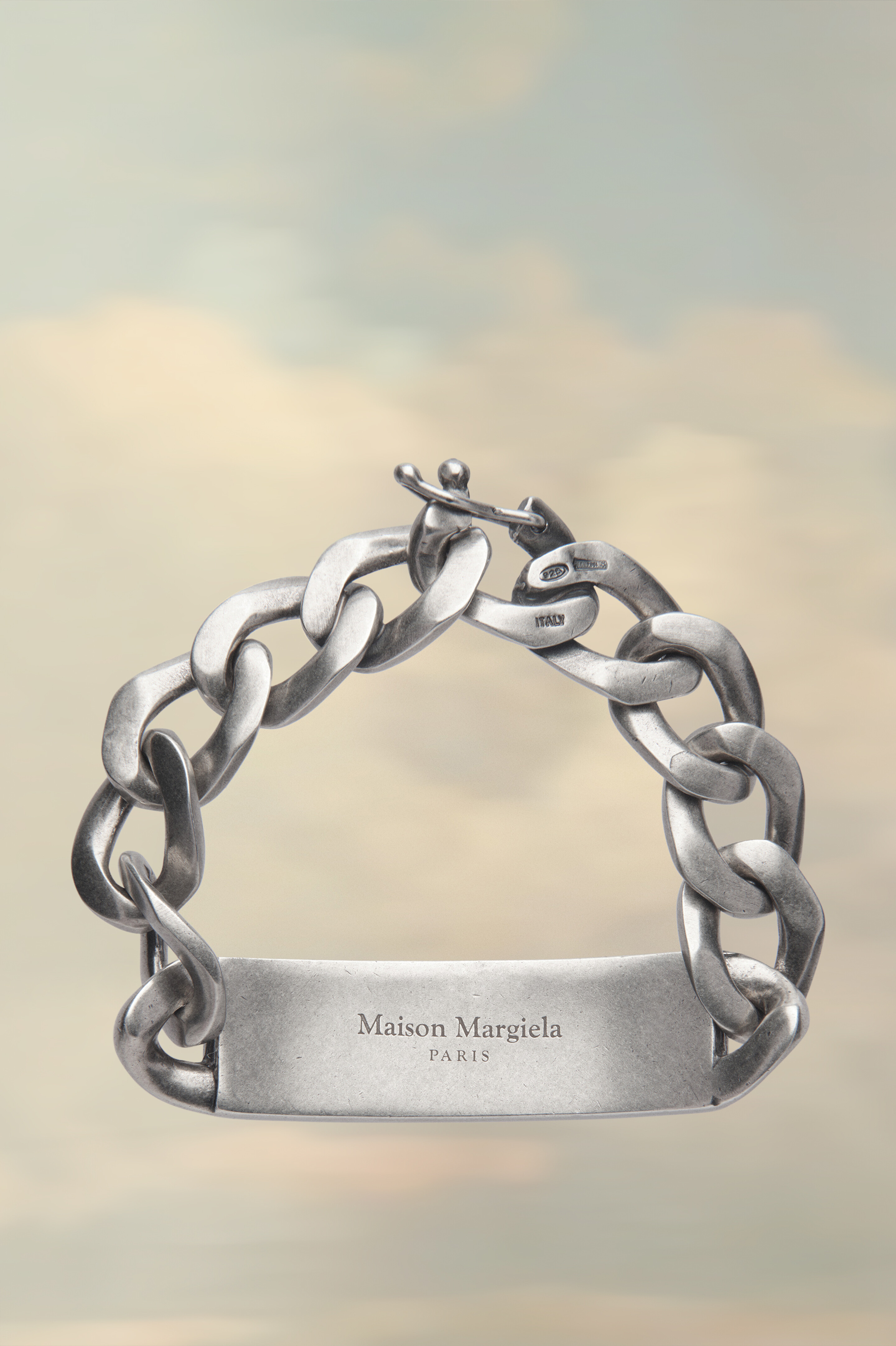 Bracelet chaîne argenté