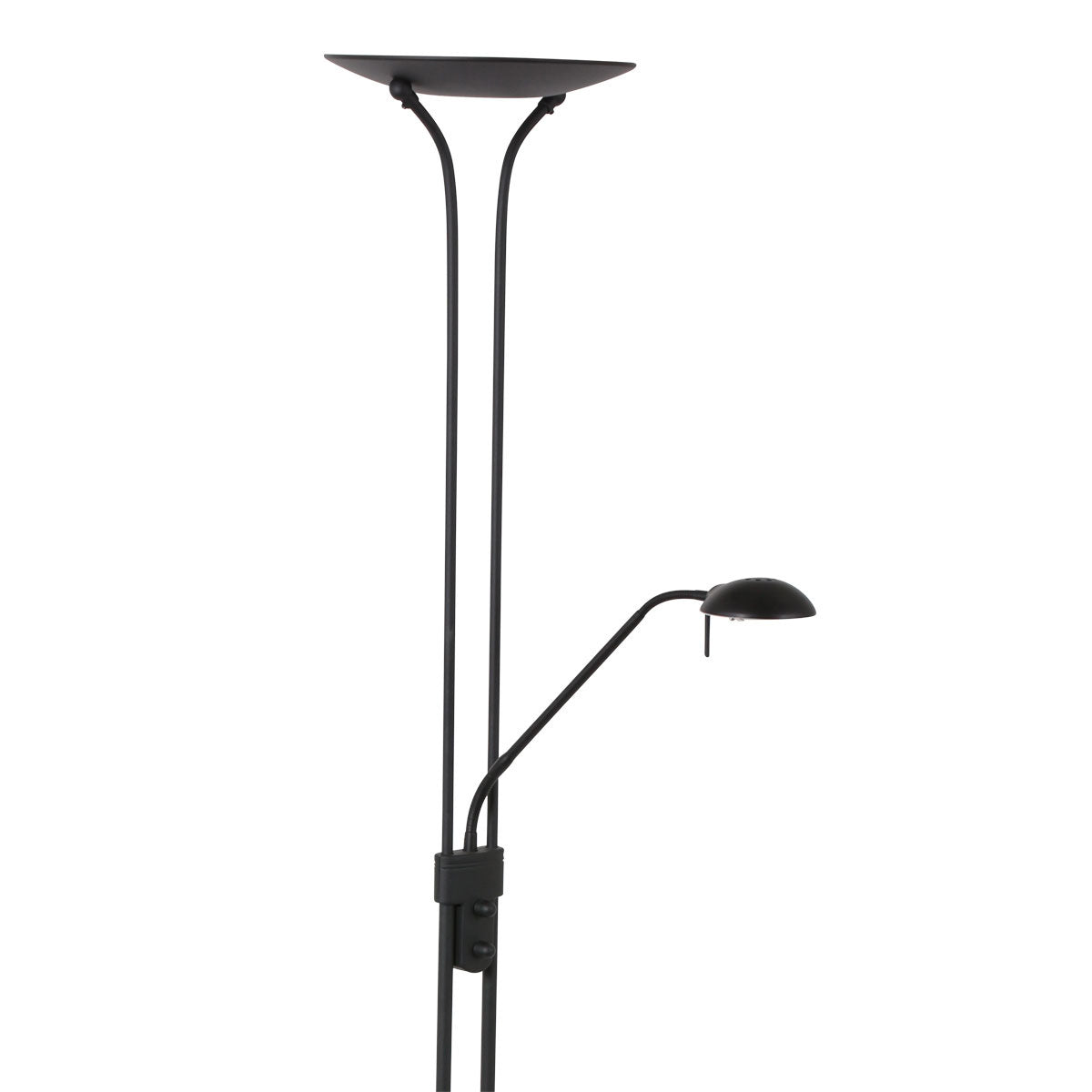 Mexlite Vloerlamp Biron Zwart 7500ZW
