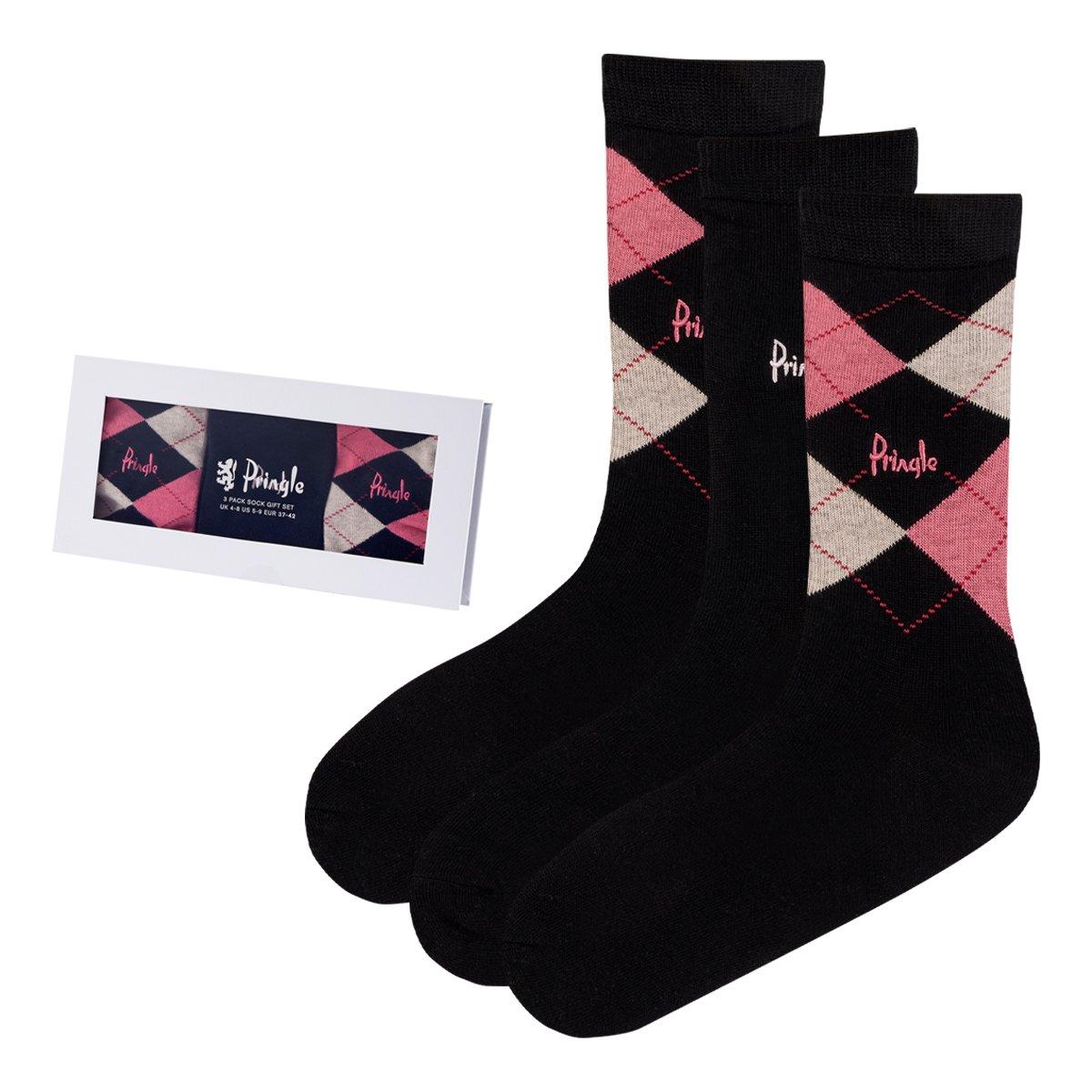 Pringle 3 Pack Socks