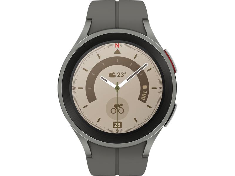 Samsung Galaxy Watch5 Pro BT 45 mm Grau Die Smartwatch für Ihre Abenteuer