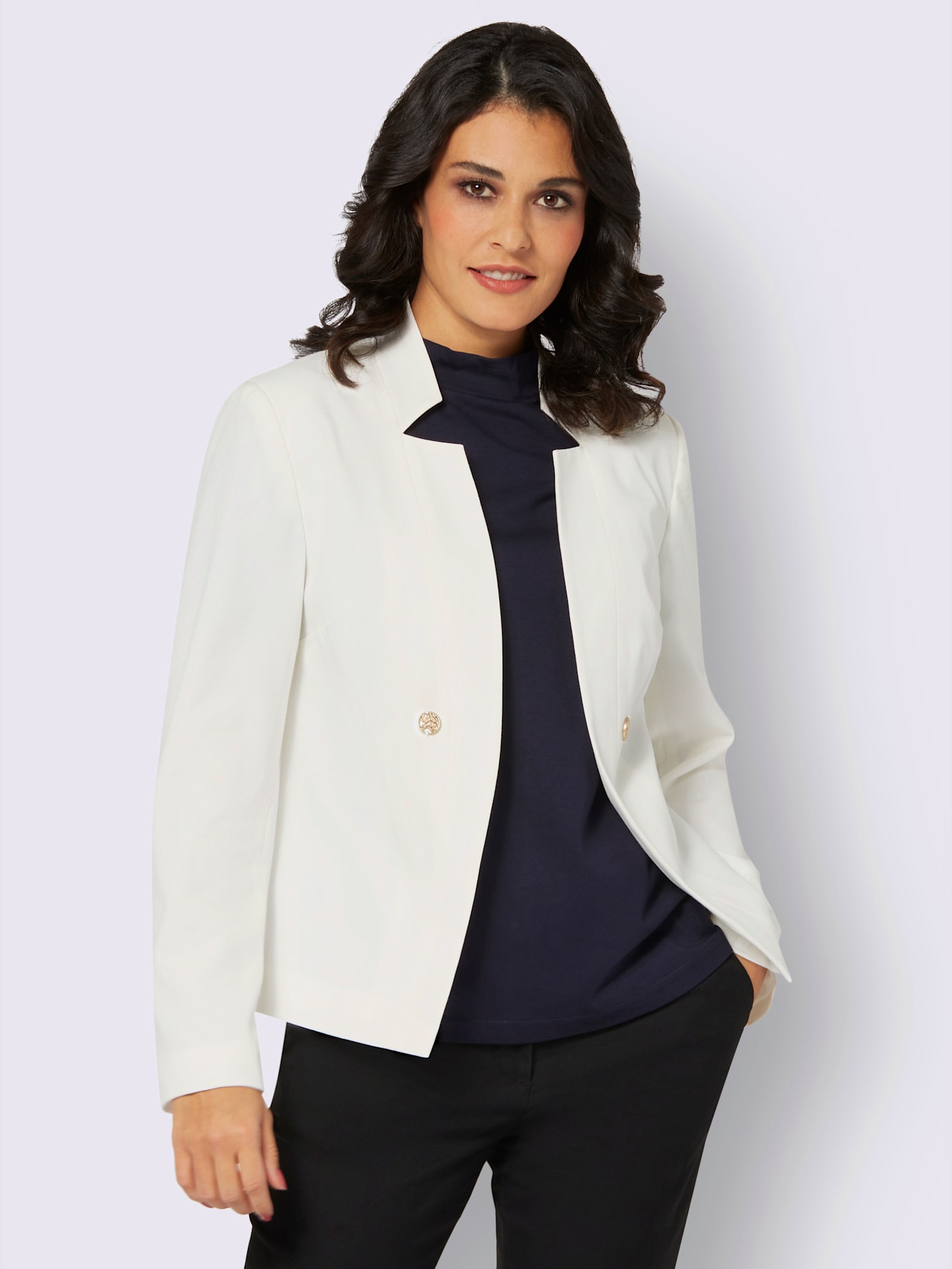 Blazer boutons décoratifs