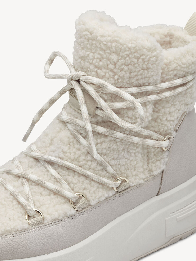 Enkellaarsje - beige warme voering