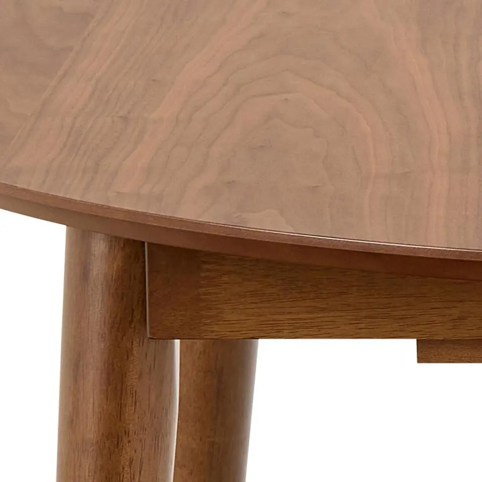 Eettafel Walnoot Uitschuifbaar - 154x115x75 cm - Gradje