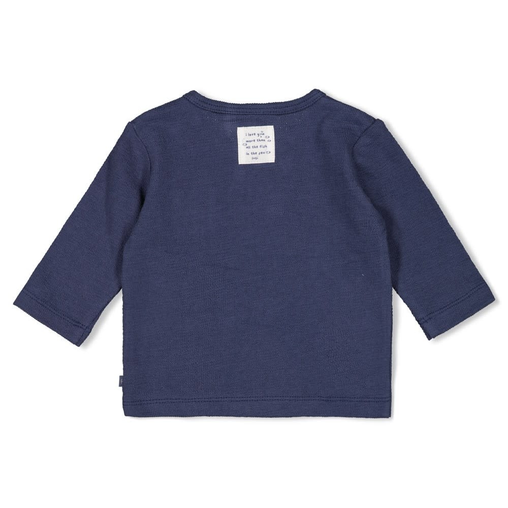 Feetje Feetje longsleeve - Blue Ocean indigo