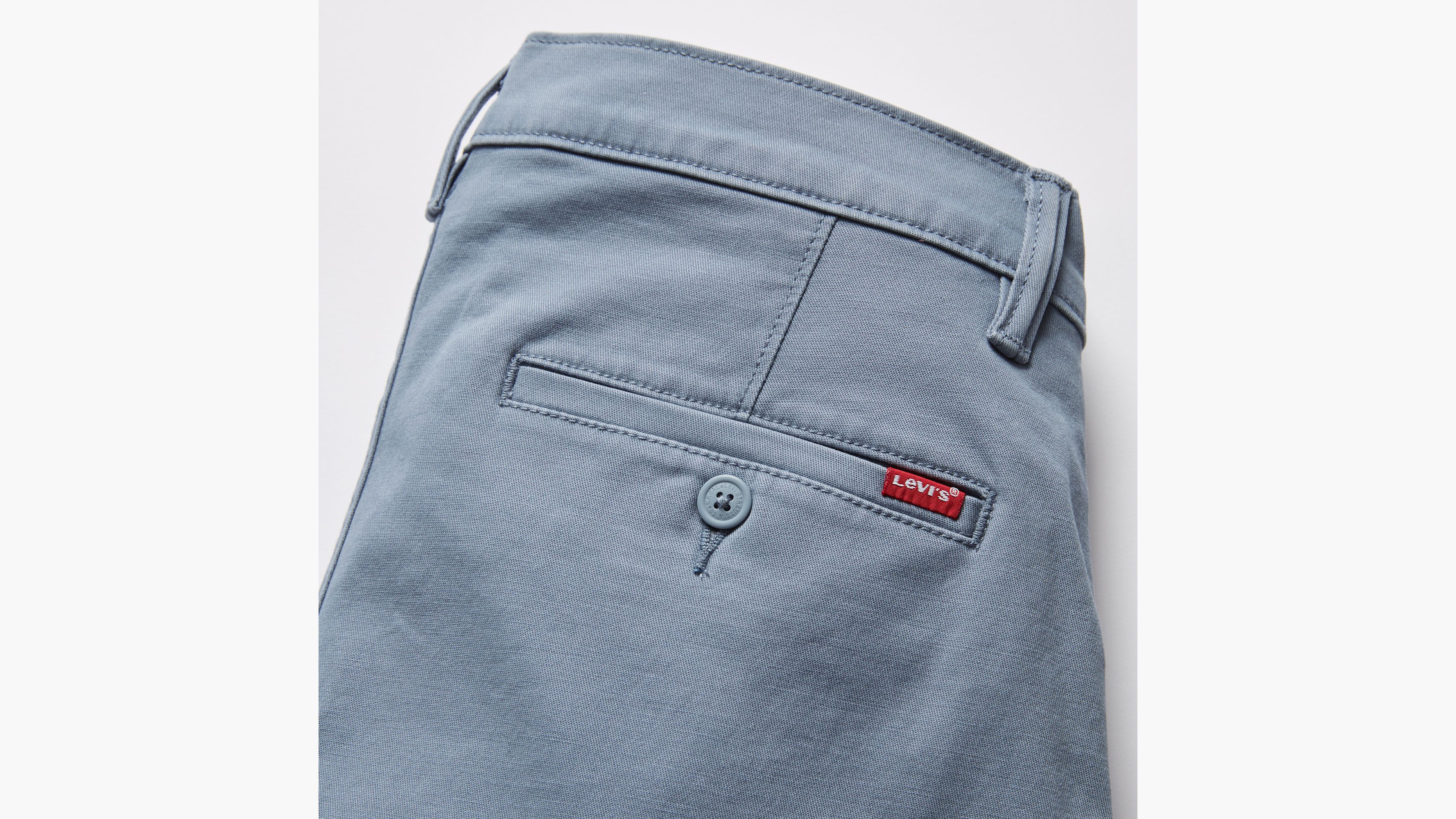 Pantalon XX Chino Slim Taper - Kano Blue Stretch Twill - Bleu