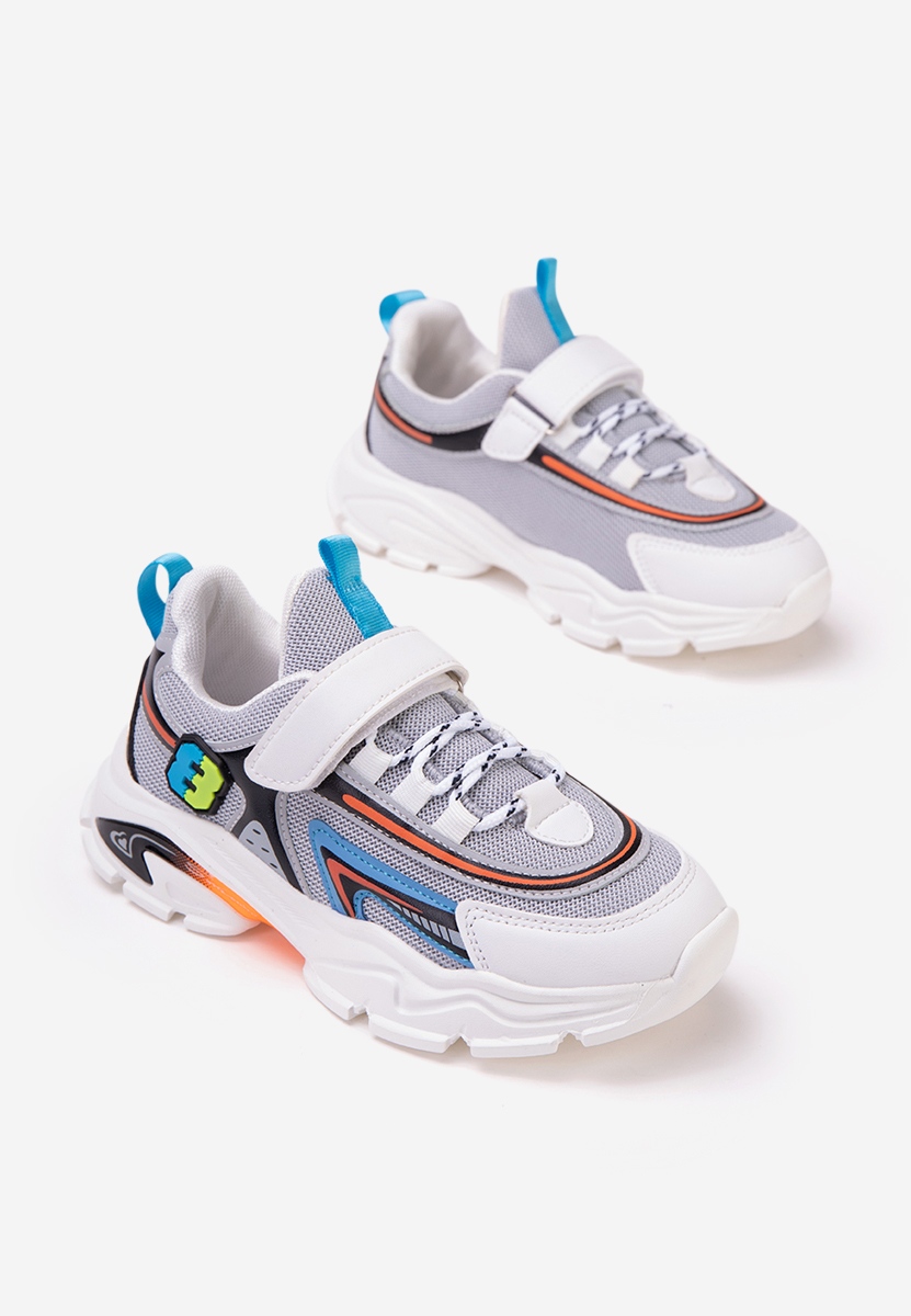Chaussures de sport pour garçons gris Number 8B V2