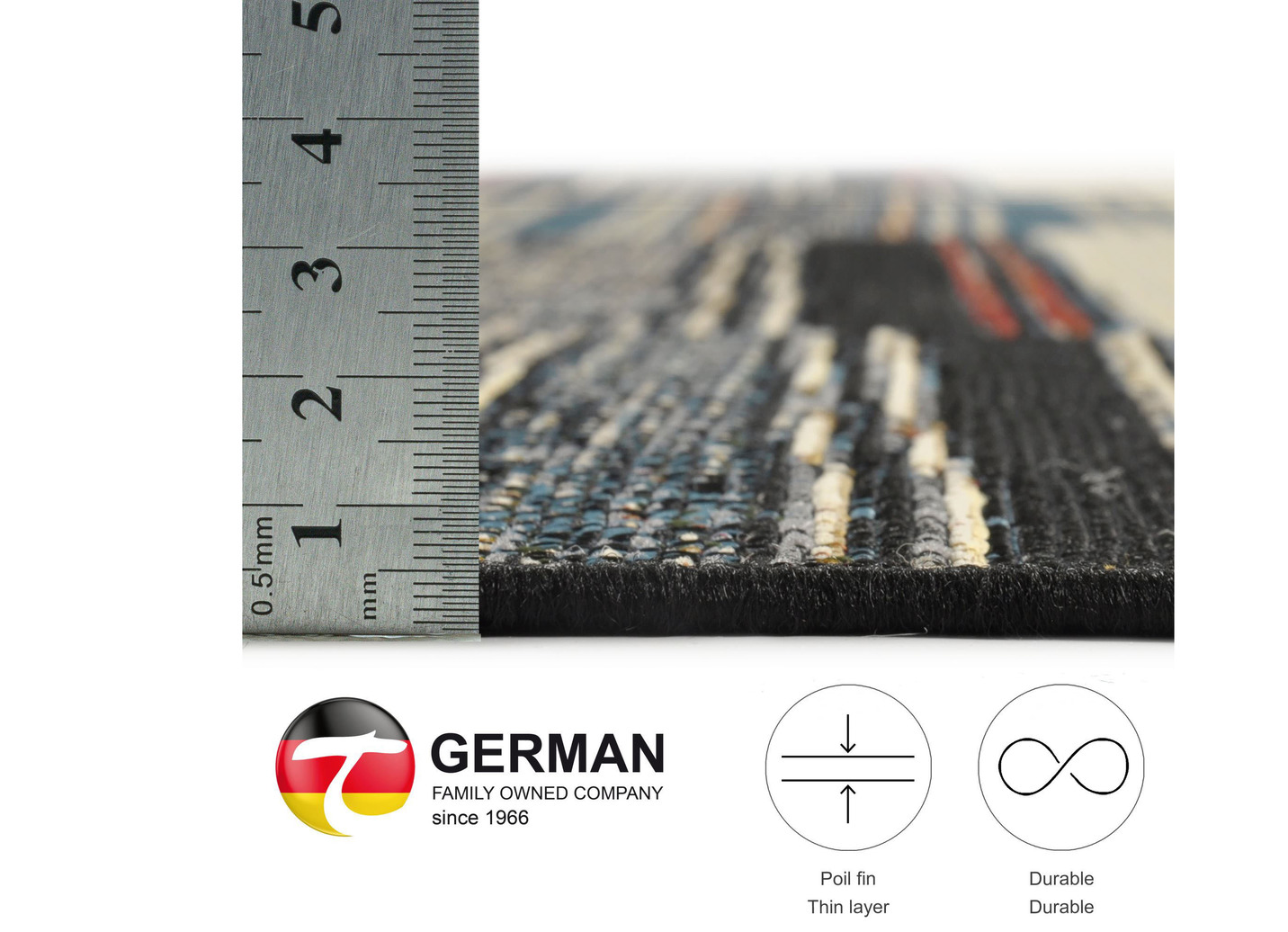 Brücke und Teppich für den Innen- und Außenbereich