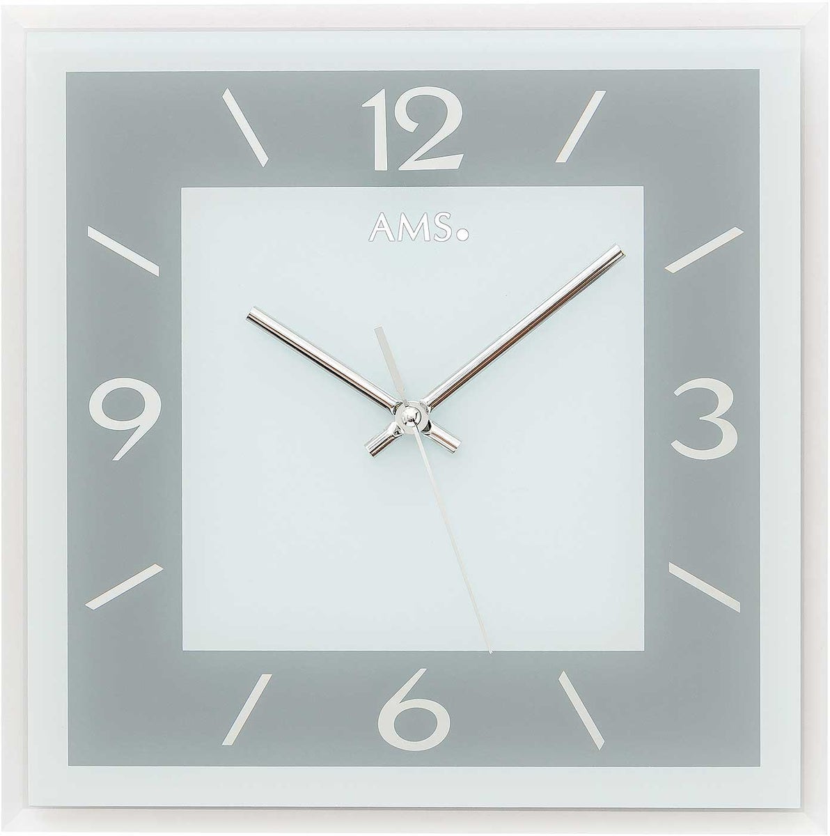 AMS 9573 Moderne wandklok 30 x 30 x 3 cm