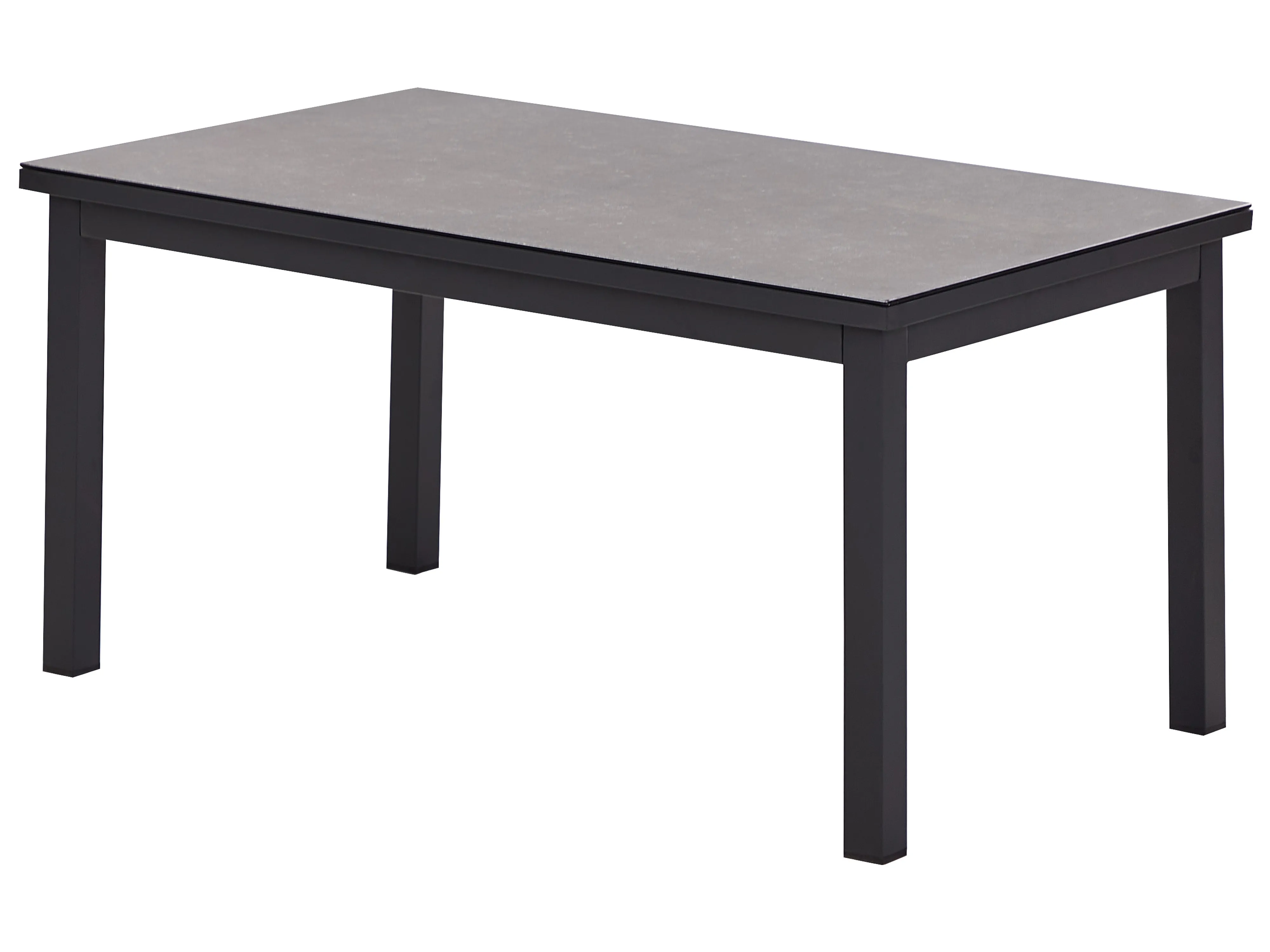 Tuin hoekloungeset met tafel 5-zits MESSINA linkszijdig Metaal Gebroken wit