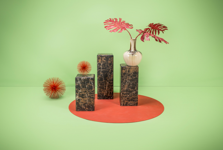 POLSPOTTEN Pillar Marble pilaar large wit