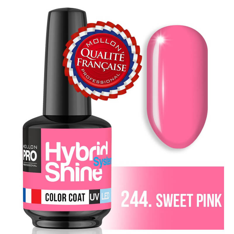 Mini Vernis Semi-Permanent Hybrid Shine Mollon Pro 8ml