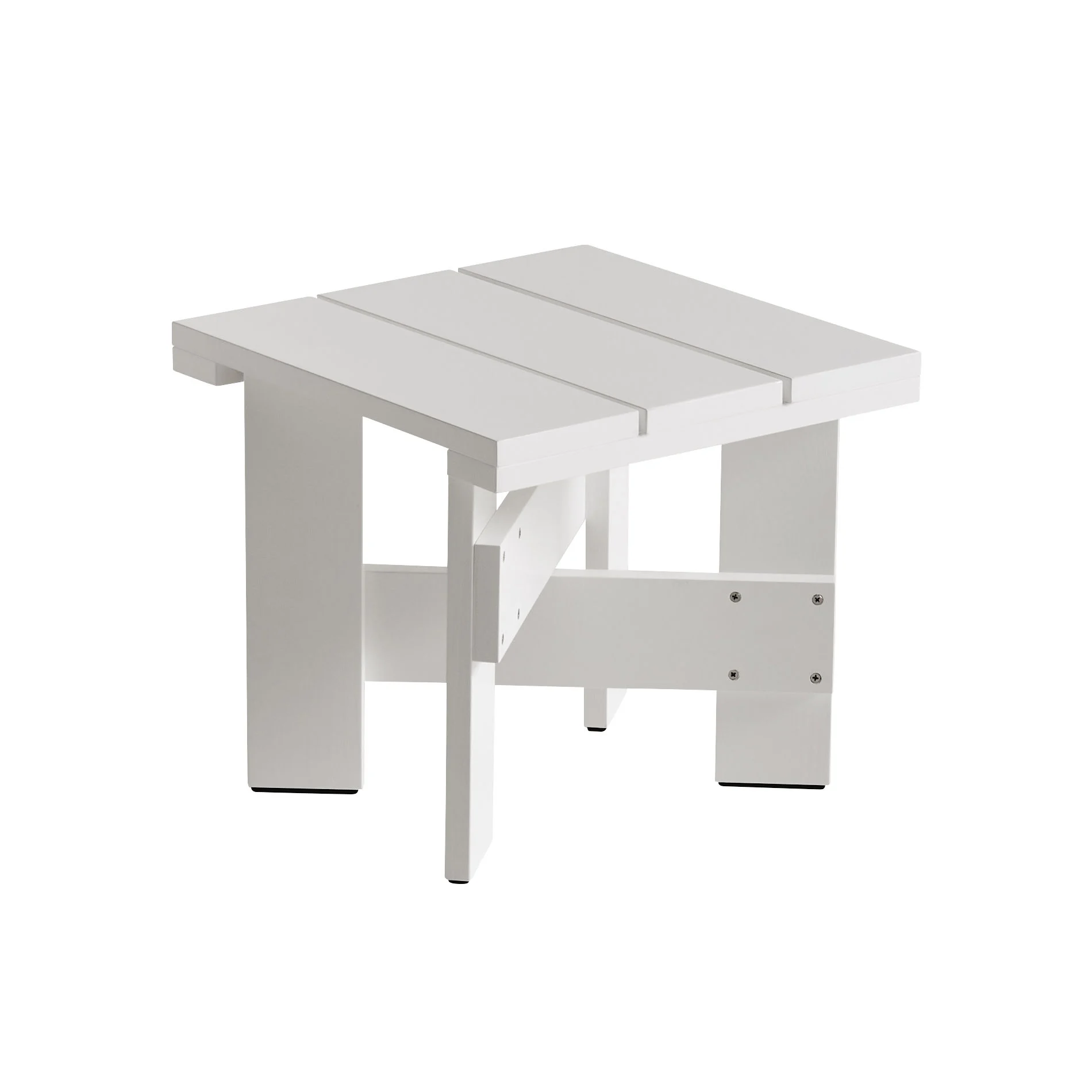 CRATE OUTDOOR - Table basse bois | Blanc